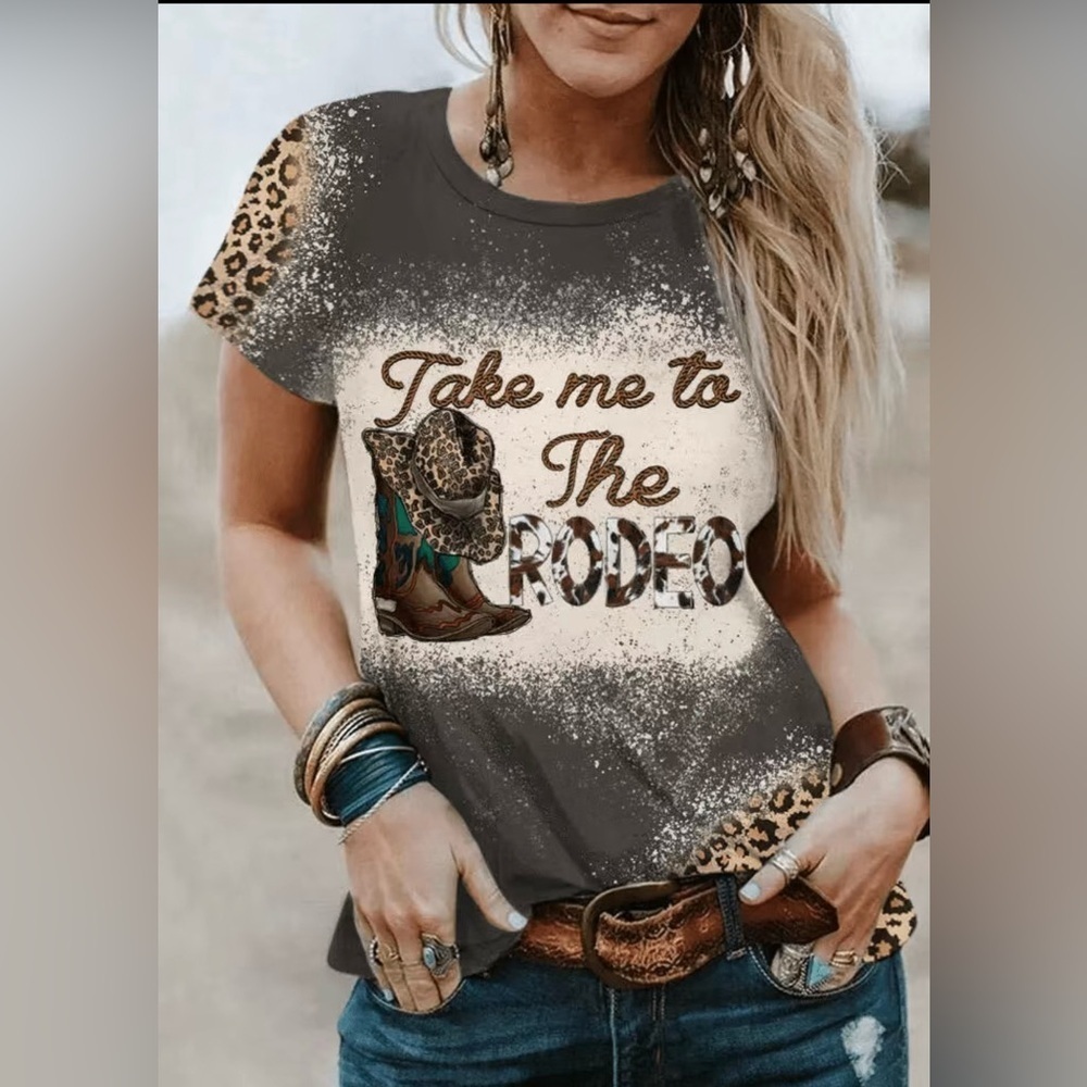 BRAND NEW COWBOY-THEMED T-SHIRT